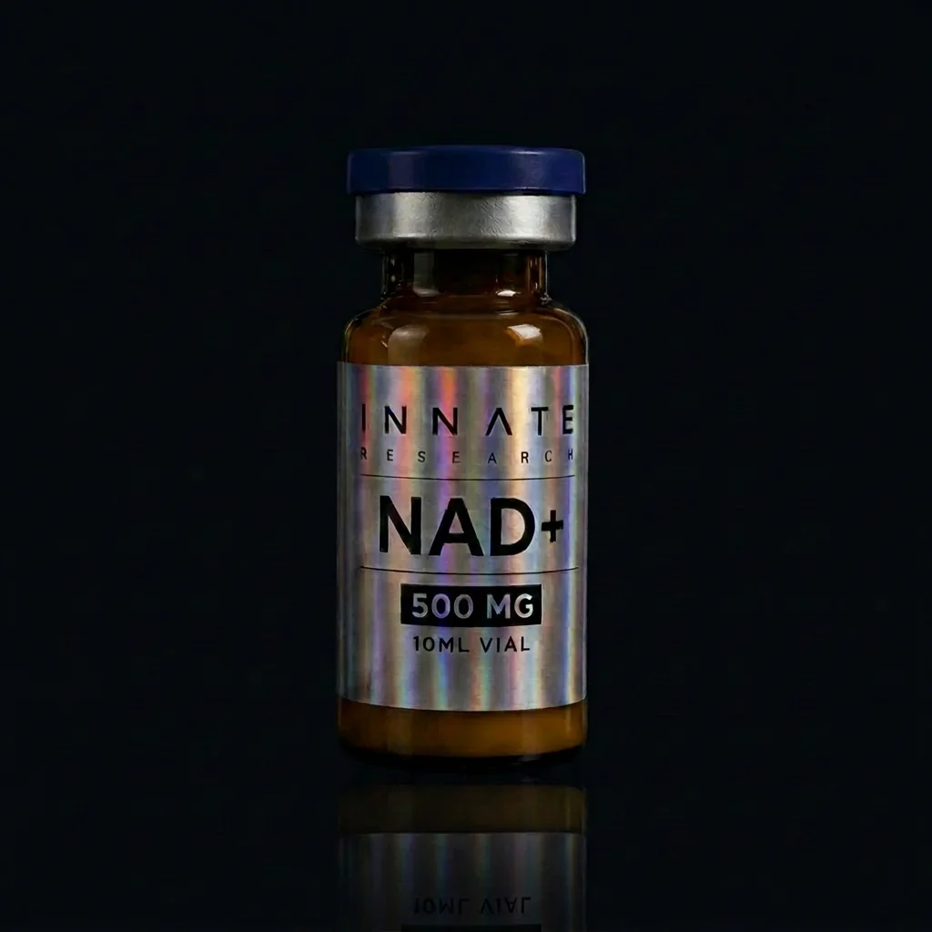 NAD+ research peptide vial